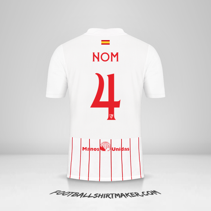 Maillot Sevilla FC Cup 2021/2022 -  nom - 4