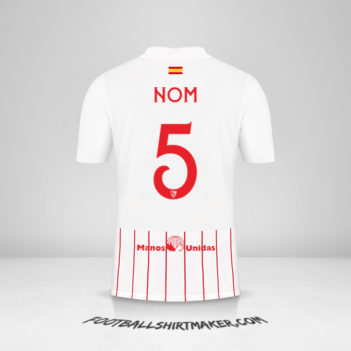 Maillot Sevilla FC Cup 2021/2022 -  nom - 5