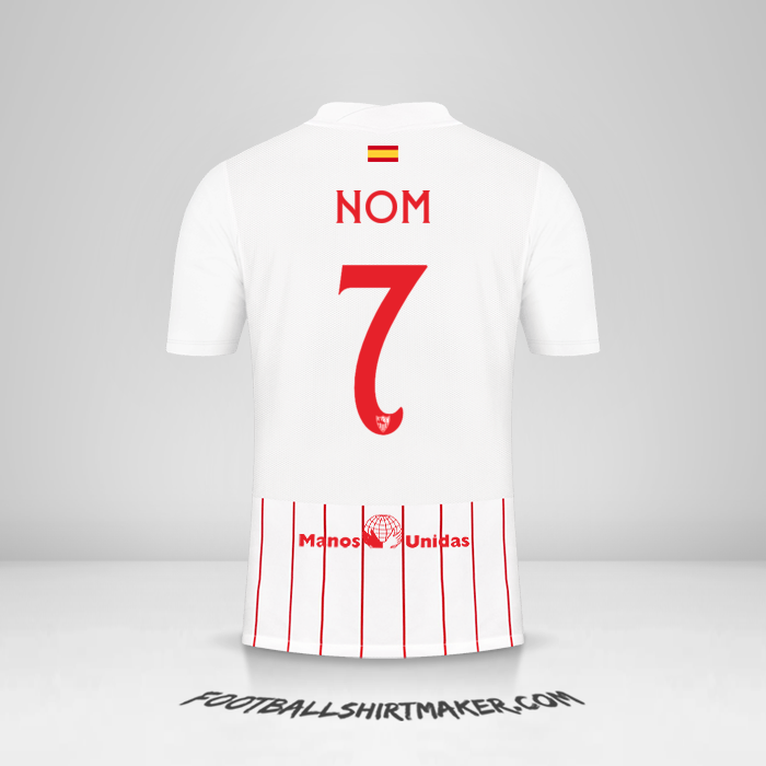 Maillot Sevilla FC Cup 2021/2022 -  nom - 7