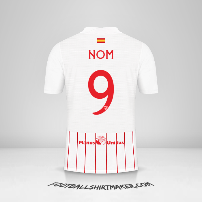 Maillot Sevilla FC Cup 2021/2022 -  nom - 9