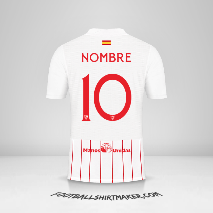 Jersey Sevilla FC Cup 2021/2022 -  nombre - 10