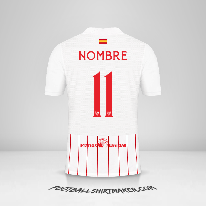 Jersey Sevilla FC Cup 2021/2022 -  nombre - 11