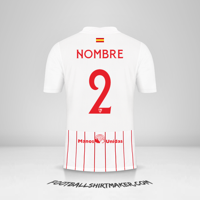 Camiseta Sevilla FC Cup 2021/2022 -  nombre - 2