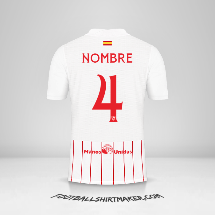 Camiseta Sevilla FC Cup 2021/2022 -  nombre - 4