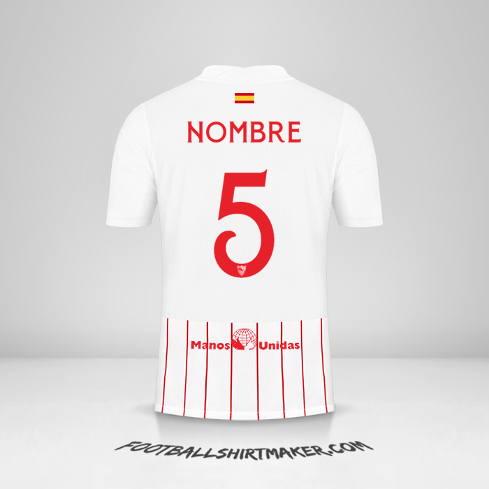 Jersey Sevilla FC Cup 2021/2022 -  nombre - 5