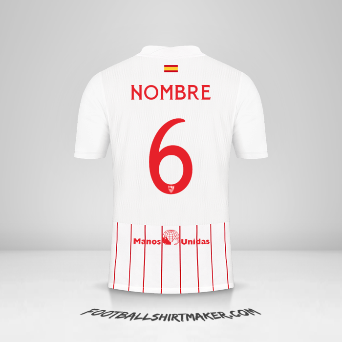 Camiseta Sevilla FC Cup 2021/2022 -  nombre - 6