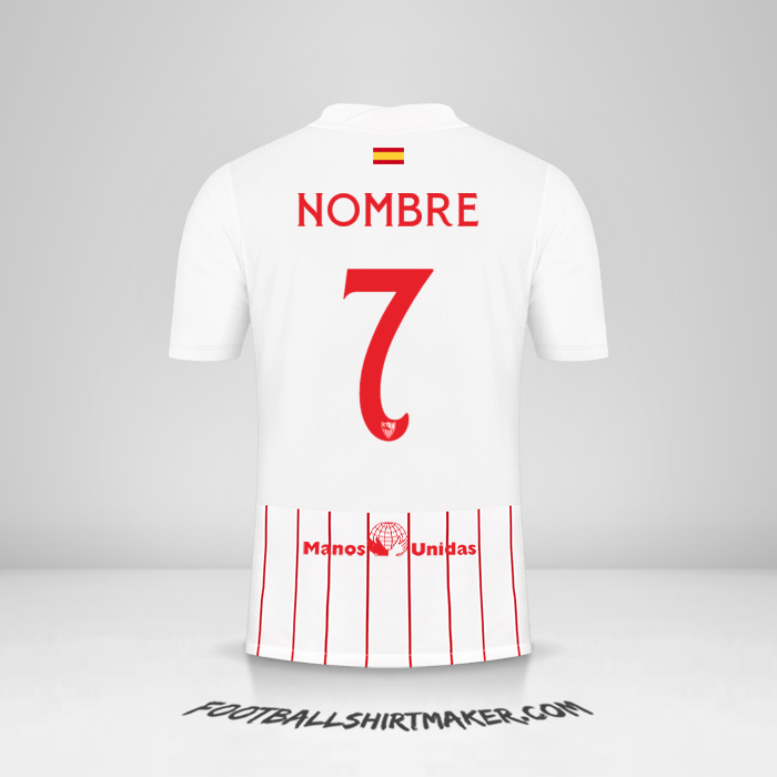 Camiseta Sevilla FC Cup 2021/2022 -  nombre - 7
