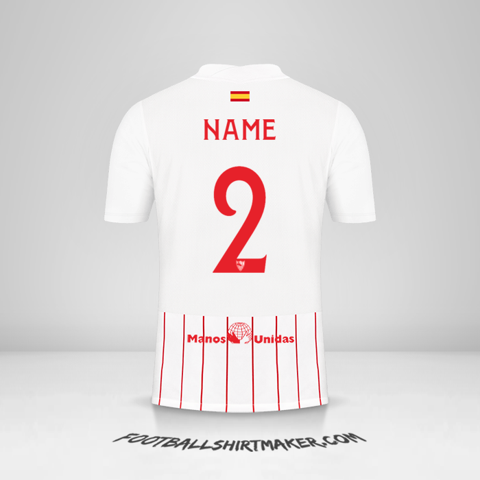 Jersey Sevilla FC Cup 2021/2022 -  name - 2