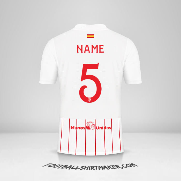 Trikot Sevilla FC Cup 2021/2022 -  name - 5