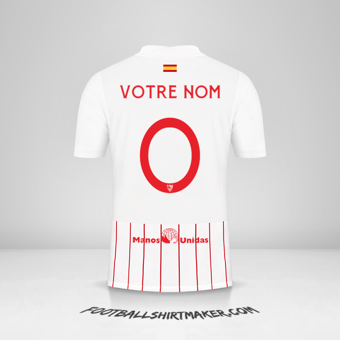 Maillot Sevilla FC Cup 2021/2022 -  votre nom - 0