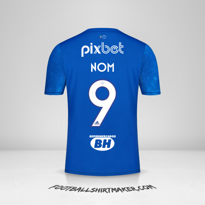 Maillot Cruzeiro 2022 -  nom - 9