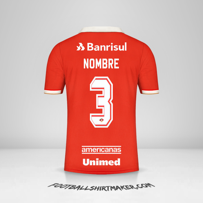 Jersey Internacional 2022 -  nombre - 3