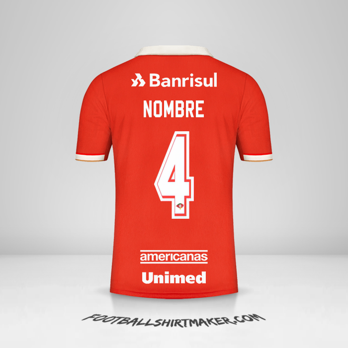 Jersey Internacional 2022 -  nombre - 4