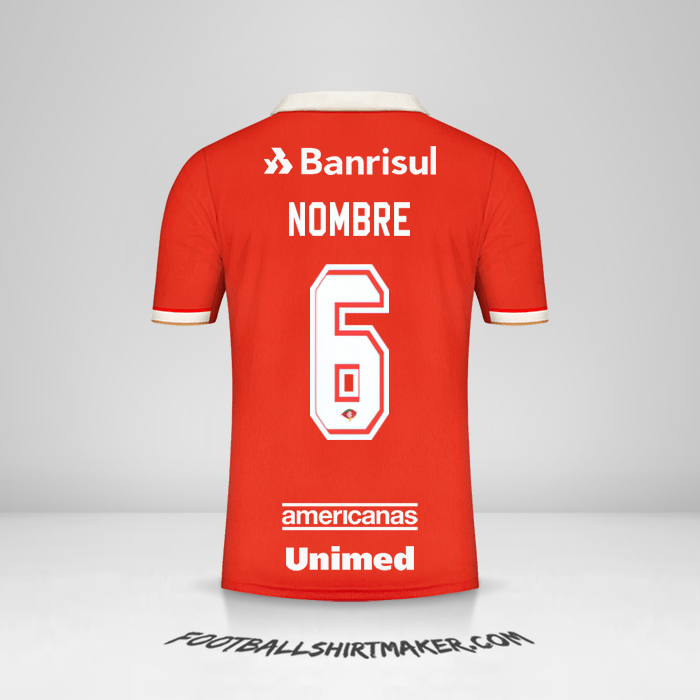 Jersey Internacional 2022 -  nombre - 6
