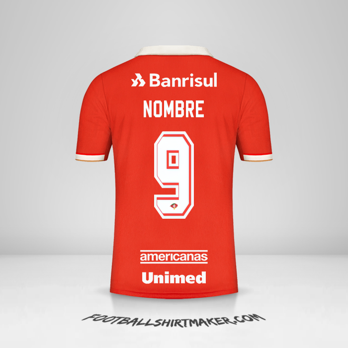 Jersey Internacional 2022 -  nombre - 9