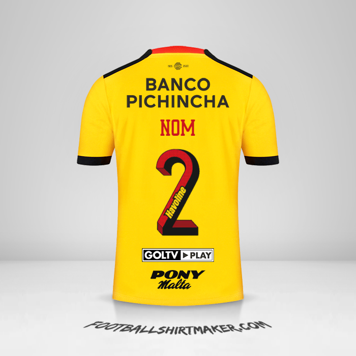 Maillot Barcelona SC 2022 -  nom - 2