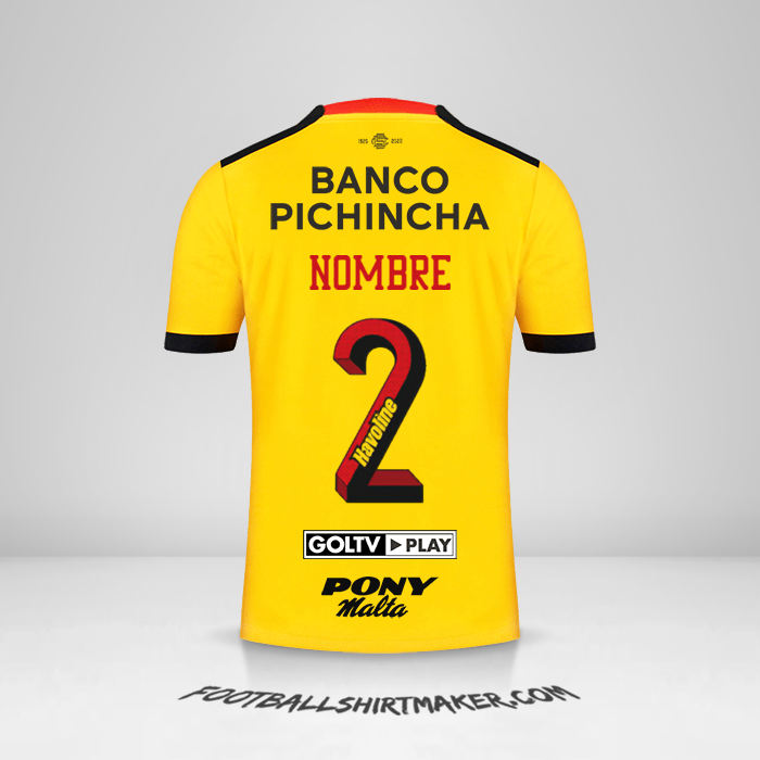 Jersey Barcelona SC 2022 -  nombre - 2