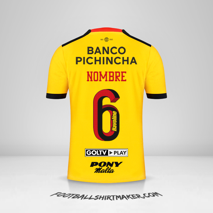 Jersey Barcelona SC 2022 -  nombre - 6