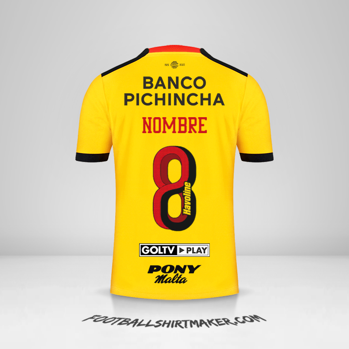 Jersey Barcelona SC 2022 -  nombre - 8