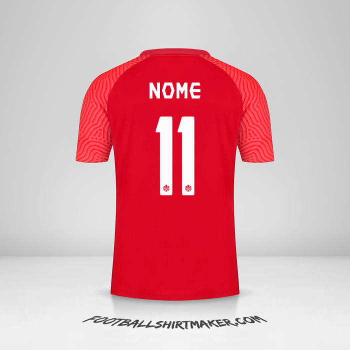 Camisola Canadá 2021 -  nome - 11
