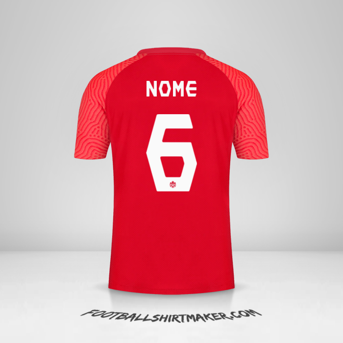 Camisa Canadá 2021 -  nome - 6