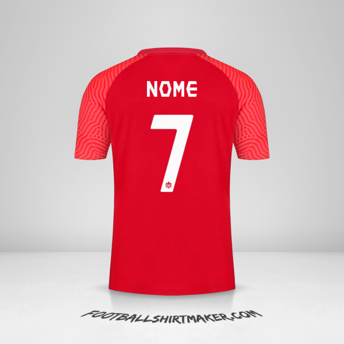 Camisola Canadá 2021 -  nome - 7