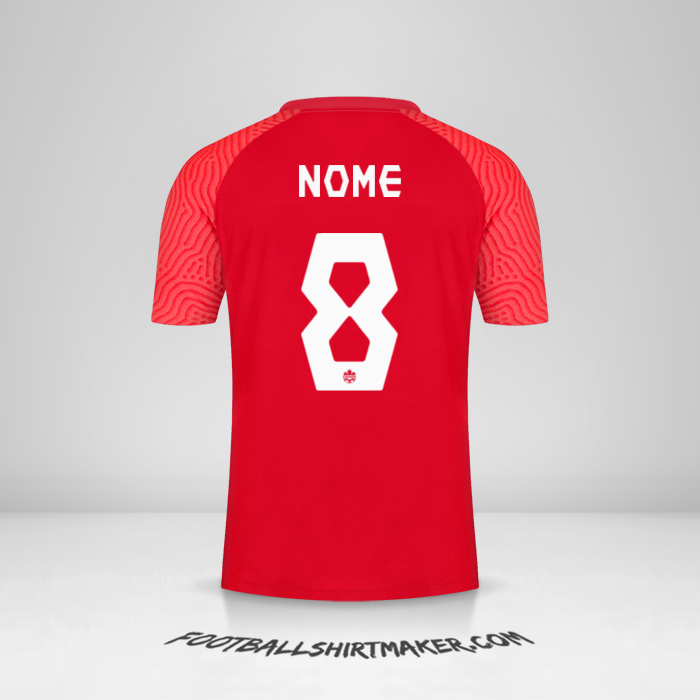 Camisa Canadá 2021 -  nome - 8