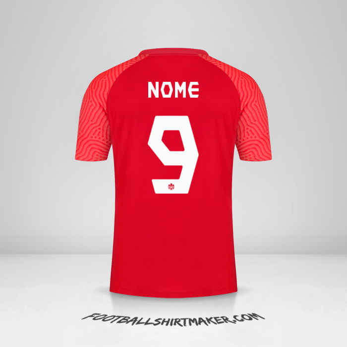 Camisola Canadá 2021 -  nome - 9