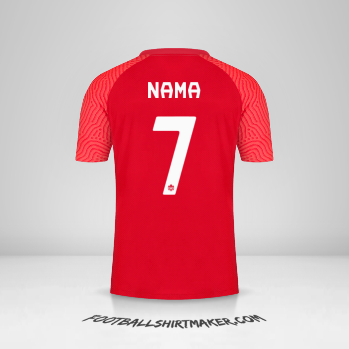 Jersey Kanada 2021 -  nama - 7