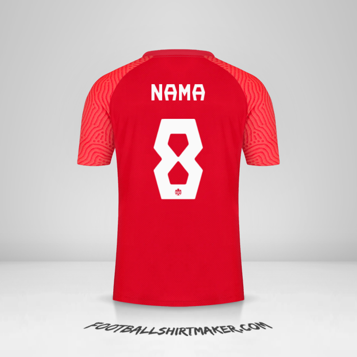 Jersey Kanada 2021 -  nama - 8