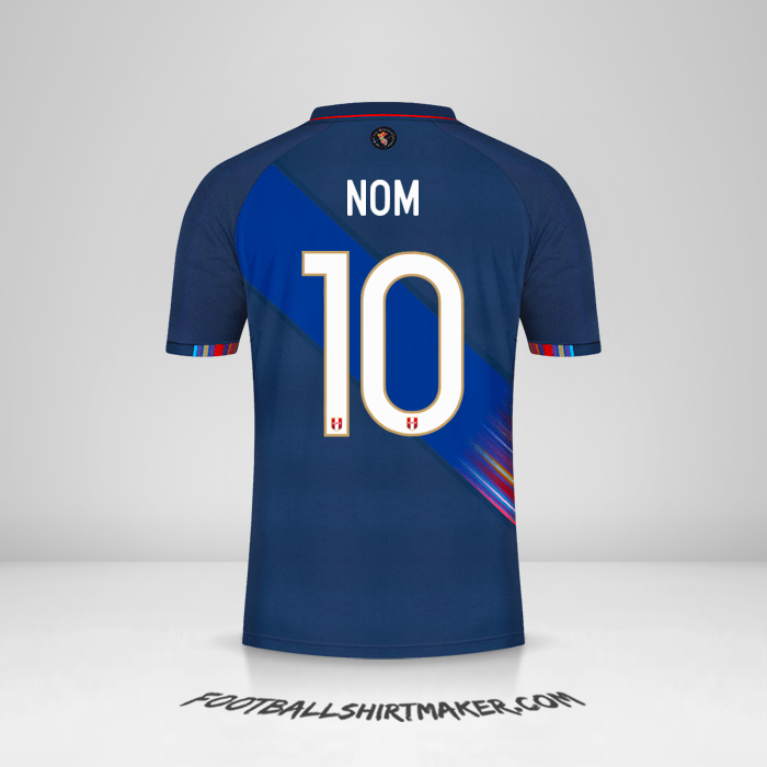 Maillot Pérou 2021/22 Extérieur -  nom - 10