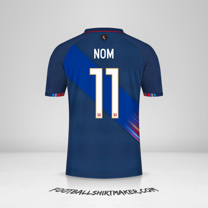 Maillot Pérou 2021/22 Extérieur -  nom - 11