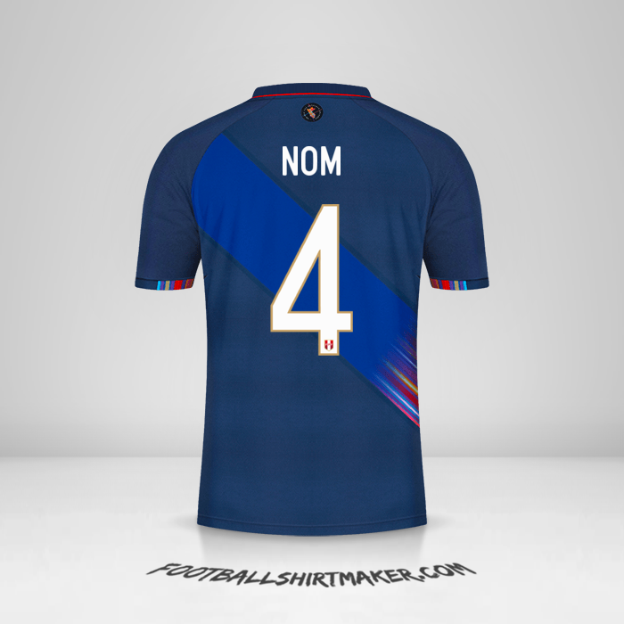 Maillot Pérou 2021/22 Extérieur -  nom - 4
