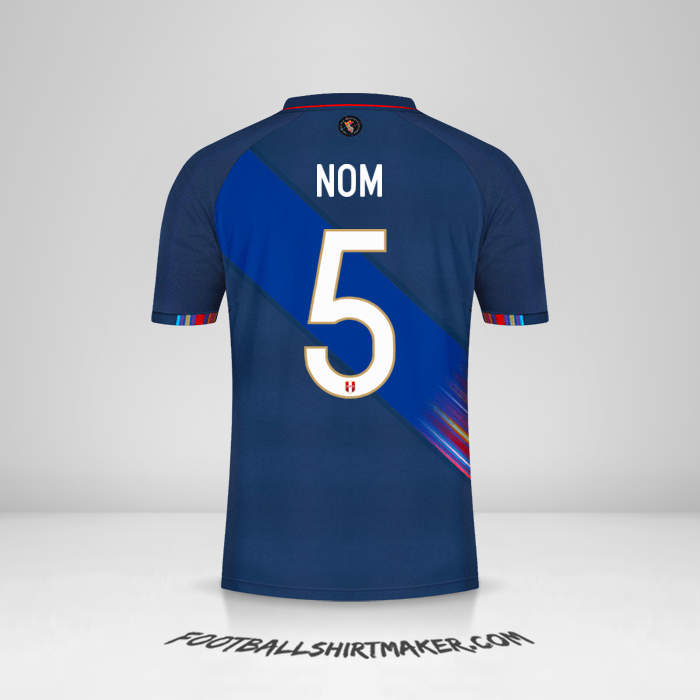 Maillot Pérou 2021/22 Extérieur -  nom - 5
