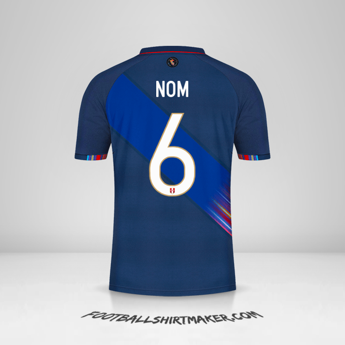 Maillot Pérou 2021/22 Extérieur -  nom - 6