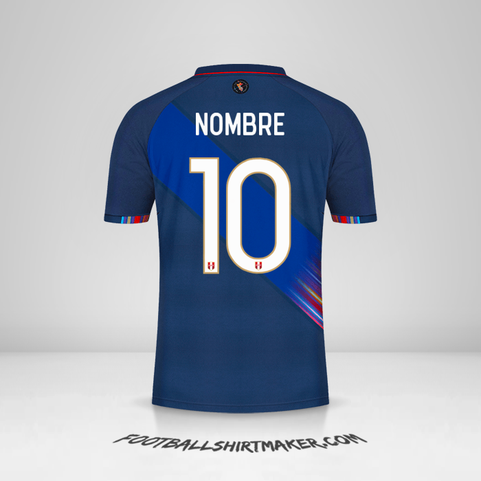 Jersey Peru 2021/22 Visita -  nombre - 10