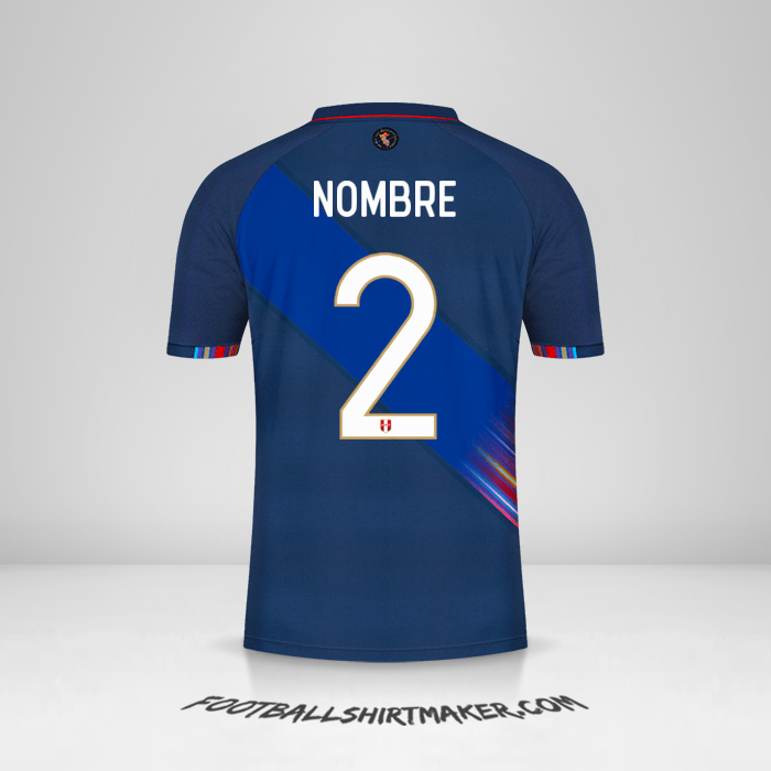 Jersey Peru 2021/22 Visita -  nombre - 2