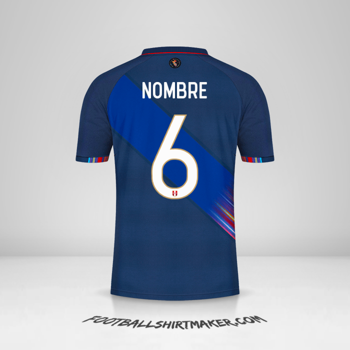 Jersey Peru 2021/22 Visita -  nombre - 6