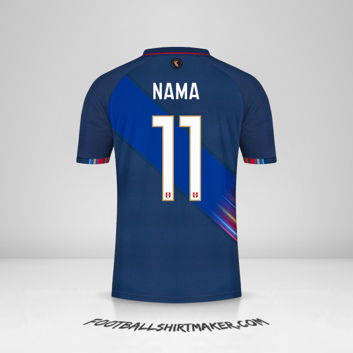 Jersey Peru 2021/22 Alternatif -  nama - 11
