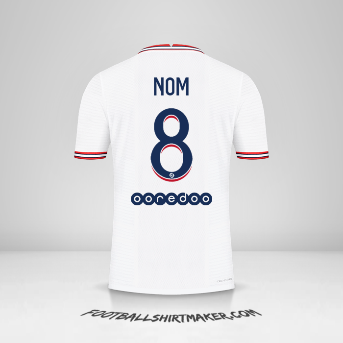 Maillot Paris Saint Germain IIII 2021/2022 -  nom - 8