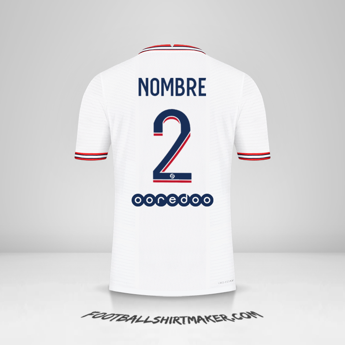 Camiseta Paris Saint Germain IIII 2021/2022 -  nombre - 2