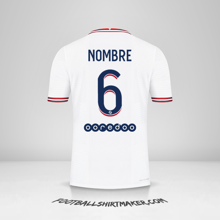 Camiseta Paris Saint Germain IIII 2021/2022 -  nombre - 6