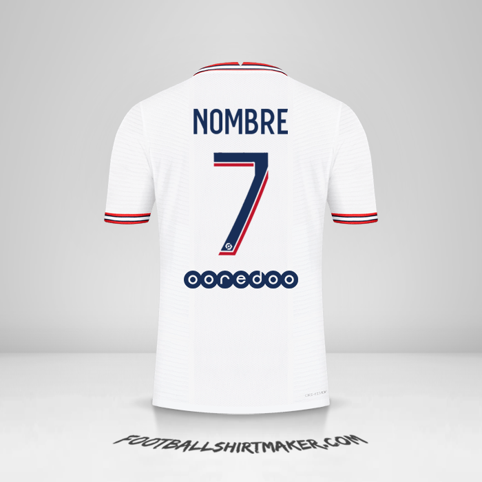 Camiseta Paris Saint Germain IIII 2021/2022 -  nombre - 7