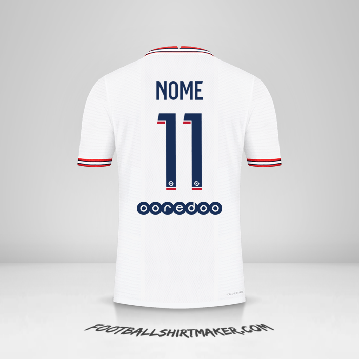 Camisola Paris Saint Germain IIII 2021/2022 -  nome - 11