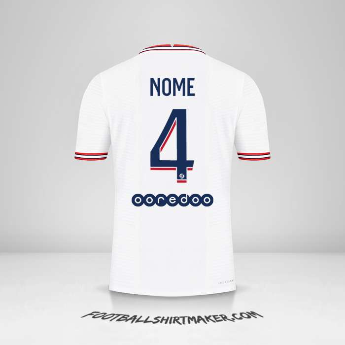Maglia Paris Saint Germain IIII 2021/2022 -  nome - 4