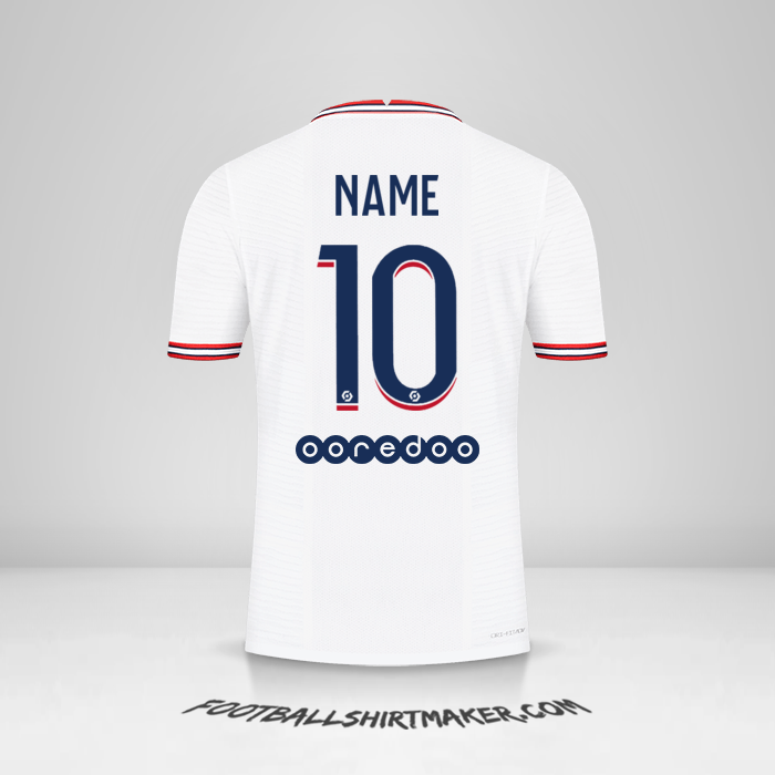 Trikot Paris Saint Germain IIII 2021/2022 -  name - 10