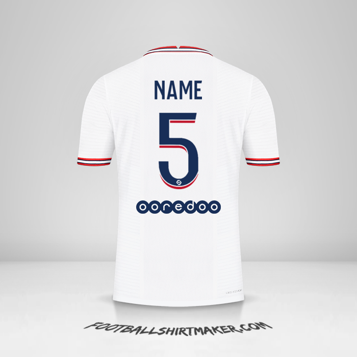 Shirt Paris Saint Germain IIII 2021/2022 -  name - 5