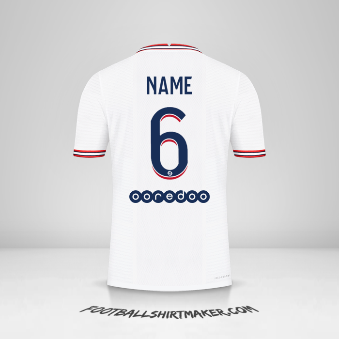 Trikot Paris Saint Germain IIII 2021/2022 -  name - 6