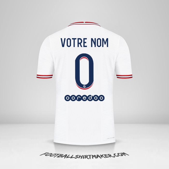 Maillot Paris Saint Germain IIII 2021/2022 -  votre nom - 0