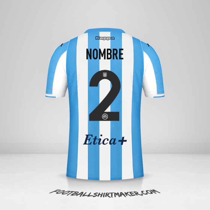 Camiseta Racing Club 2022 -  nombre - 2